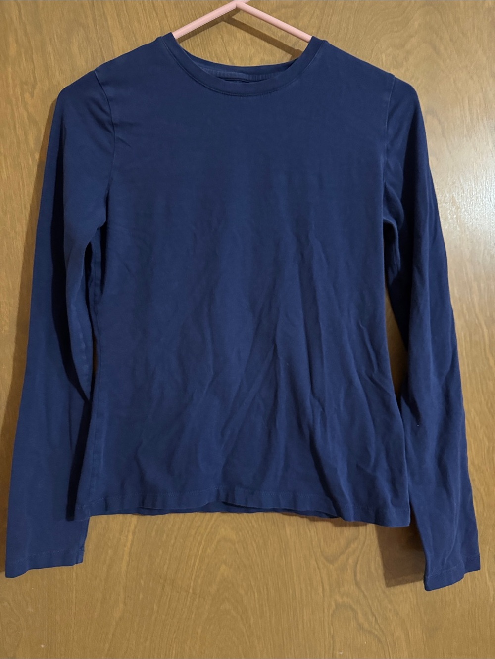 Mossimo Supply Co. Navy Long Sleeve Crewneck Tee